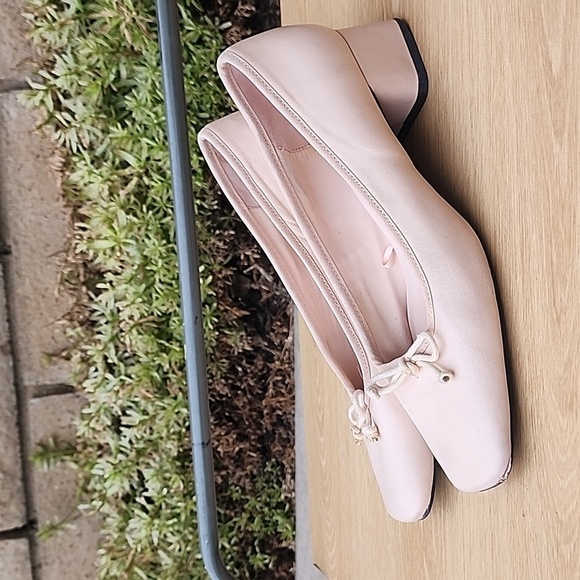 Zara Pink Ballerina Shoes Size 38 - Picture 1 of 11